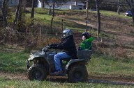ATV with back seat for child